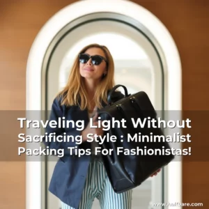 Artistic representation for Traveling Light Without Sacrificing Style : Minimalist Packing Tips For Fashionistas!
