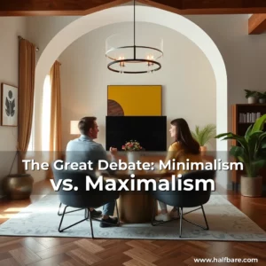 Artistic representation for The Great Debate: Minimalism vs. Maximalism