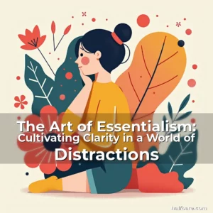 Artistic representation for The Art of Essentialism: Cultivating Clarity in a World of Distractions