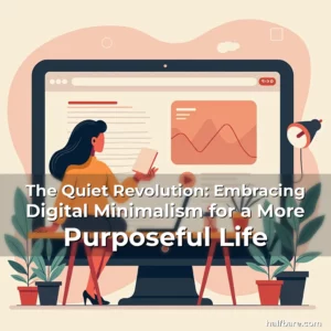 Artistic representation for The Quiet Revolution: Embracing Digital Minimalism for a More Purposeful Life