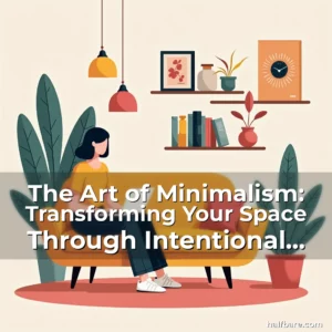Artistic representation for The Art of Minimalism: Transforming Your Space Through Intentional Decluttering