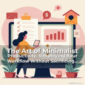 Artistic representation for The Art of Minimalist Productivity: Simplifying Your Workflow Without Sacrificing Success