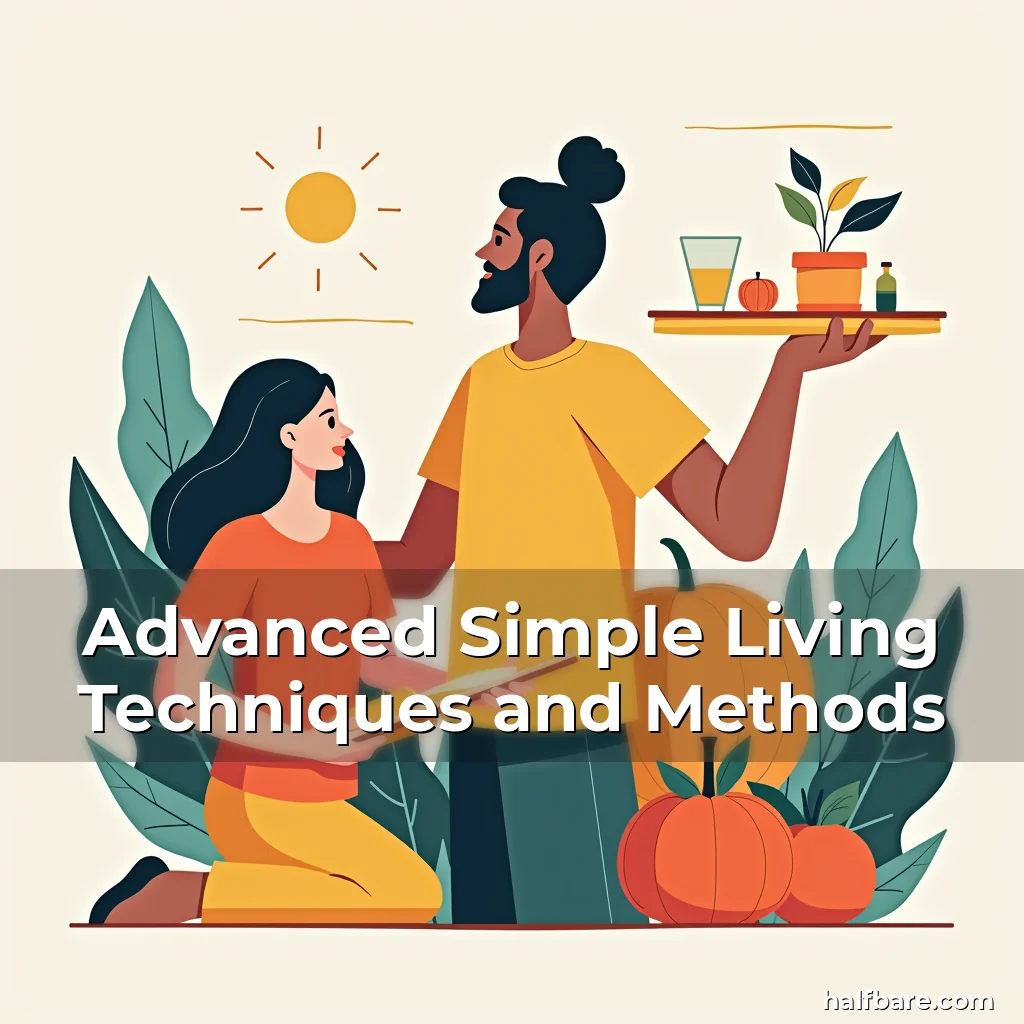 Read more about the article Advanced Simple Living Techniques and Methods