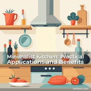 Artistic representation for Minimalist Kitchen: Practical Applications and Benefits